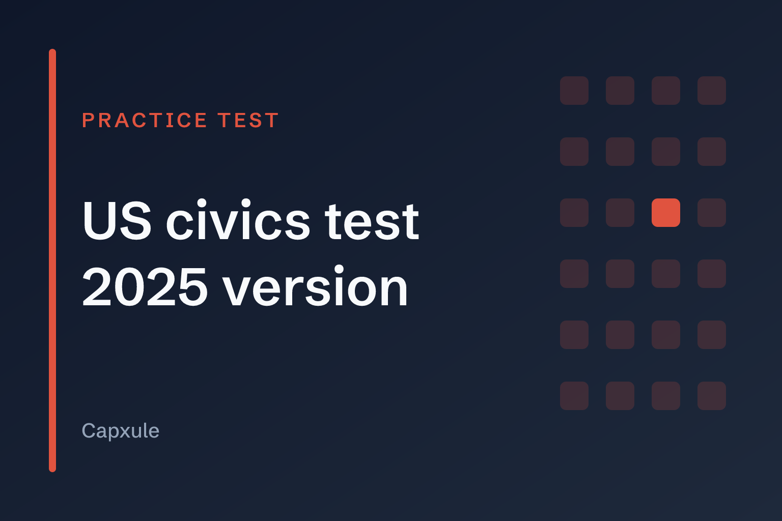 US civics test (2025 version): practice test with the USCIS questions