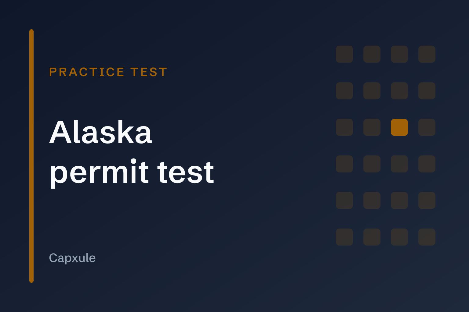 Alaska permit test: practice test with original questions from the driver handbook