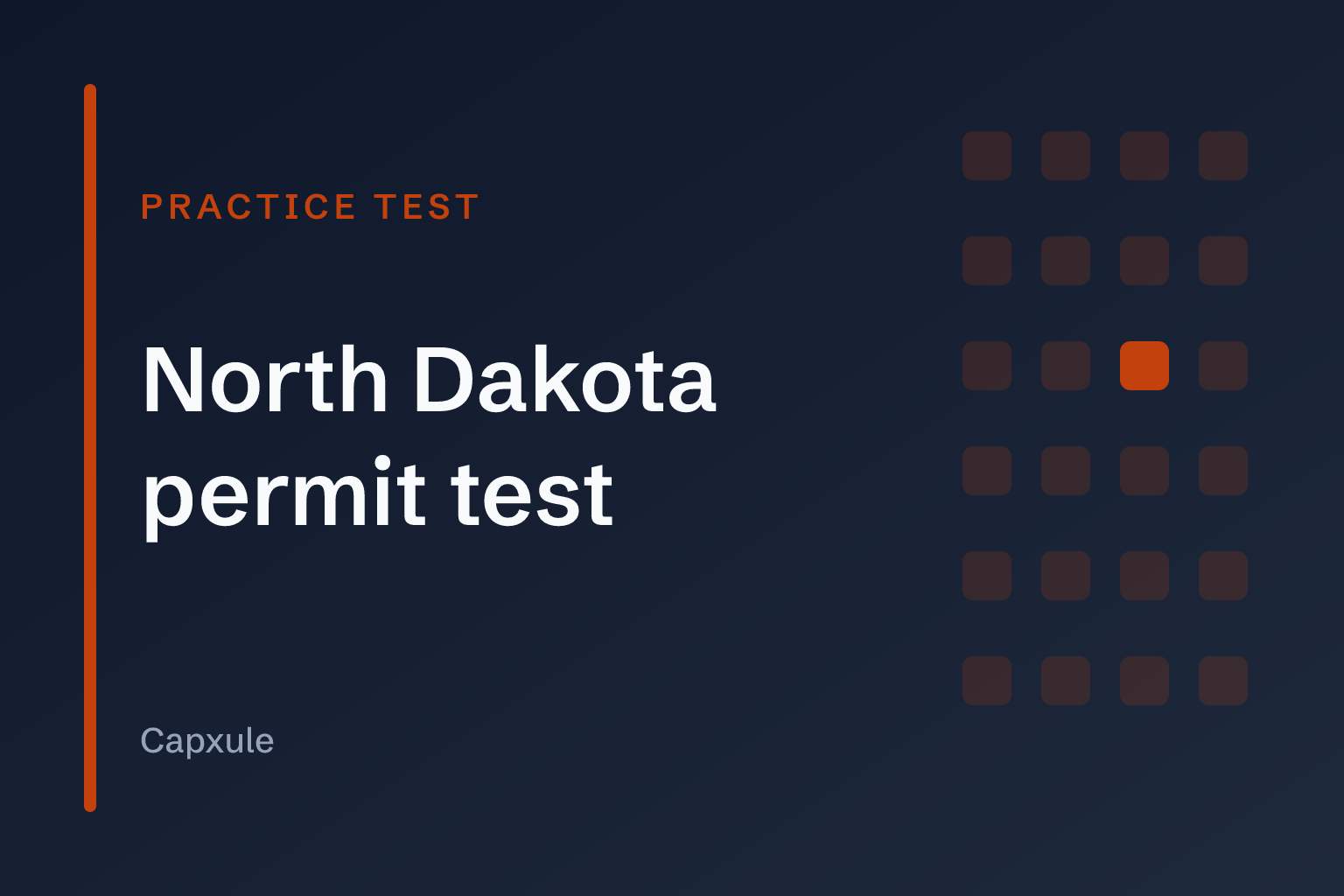 North Dakota permit test: practice test with original questions from the driver handbook