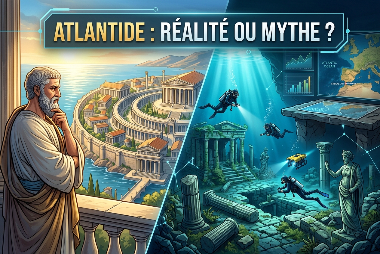 L'Atlantide a-t-elle vraiment existé ou Platon l'a-t-il inventée ?