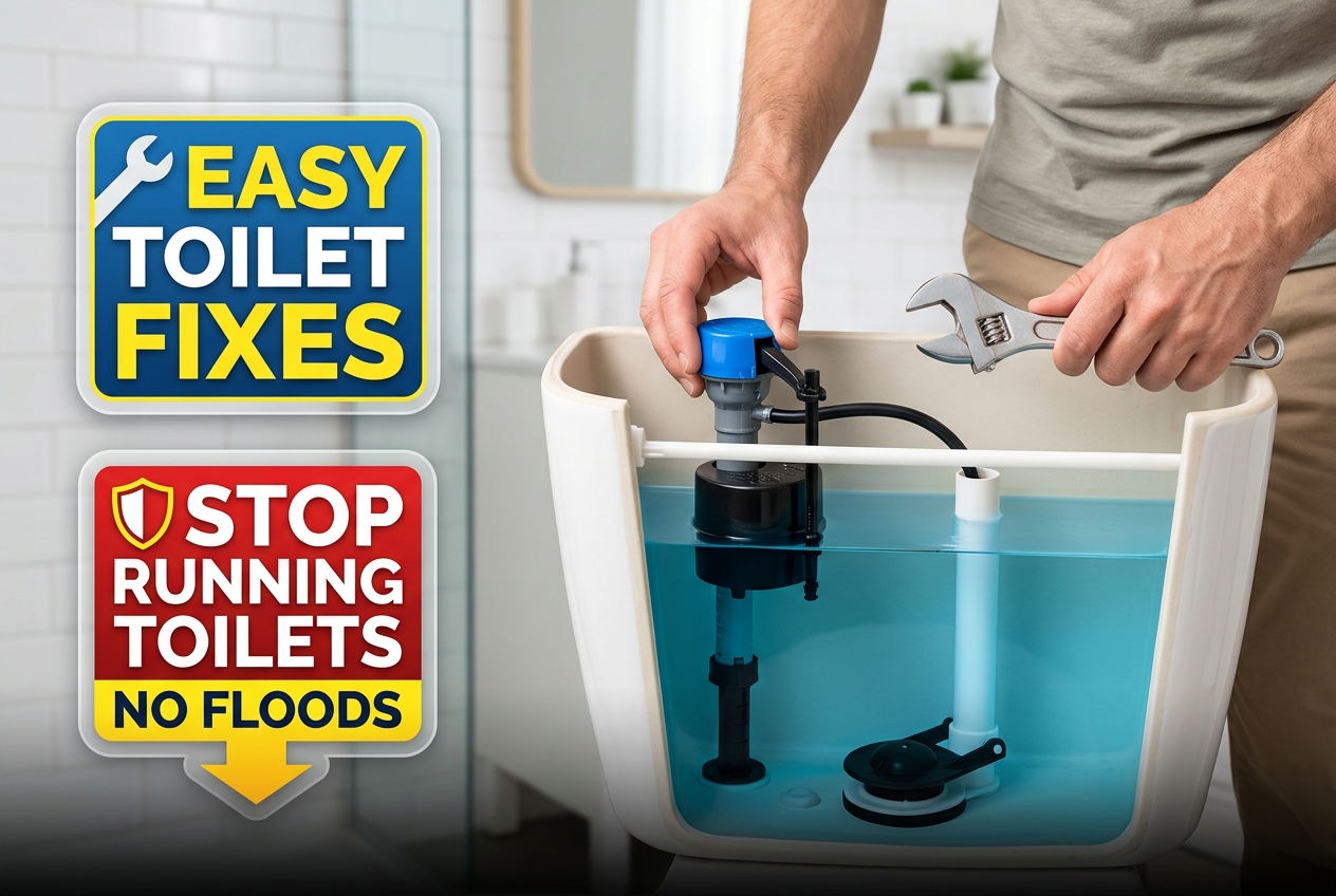You Can Fix Your Own Toilet Without Flooding the House