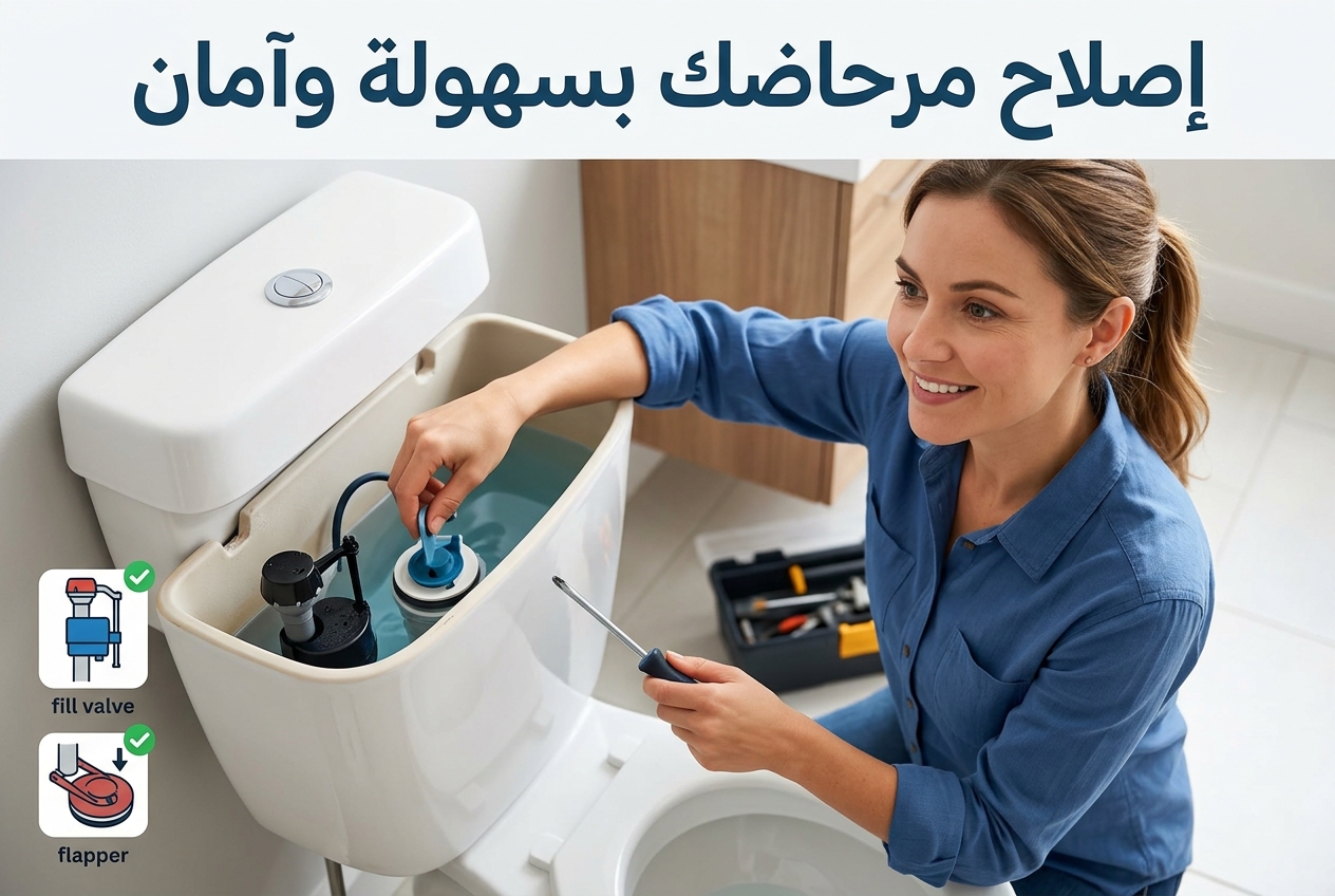 يمكنك إصلاح مرحاضك بنفسك دون إغراق المنزل