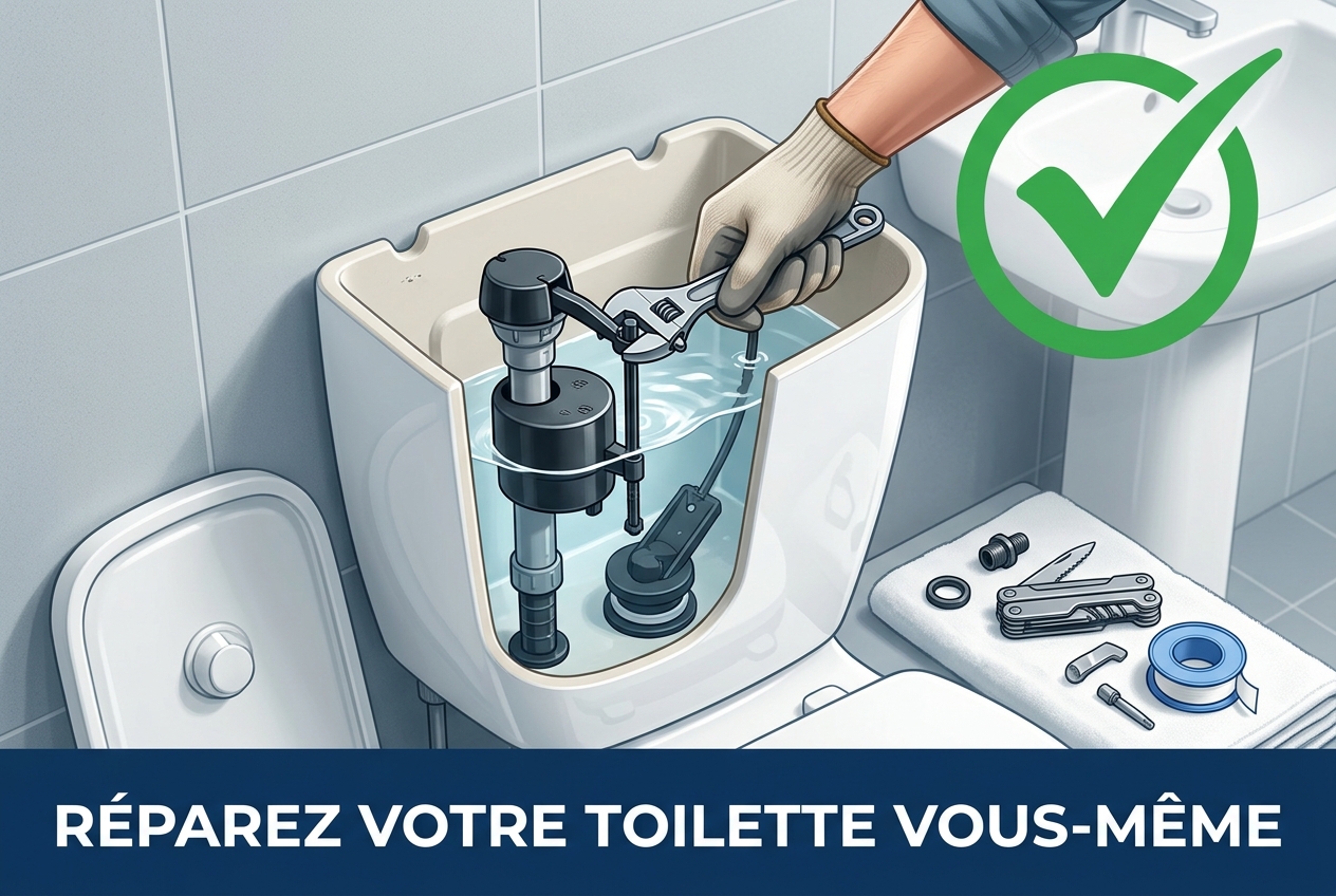 You Can Fix Your Own Toilet Without Flooding the House