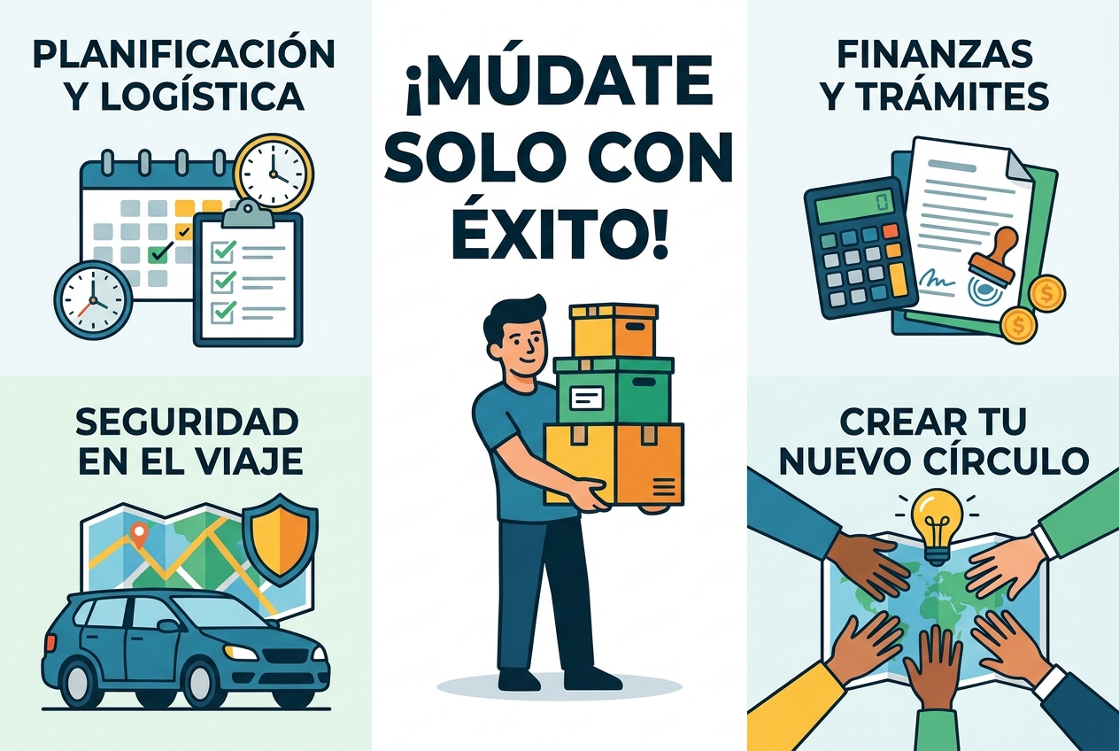 Mudarse a una Nueva Ciudad Sin Nadie Que Ayude