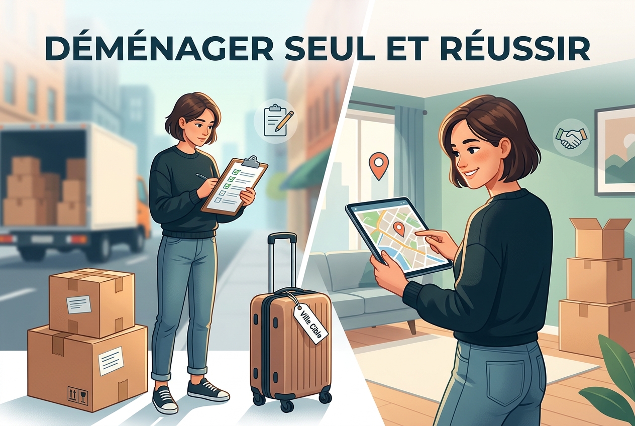 Déménager dans une nouvelle ville sans personne pour aider