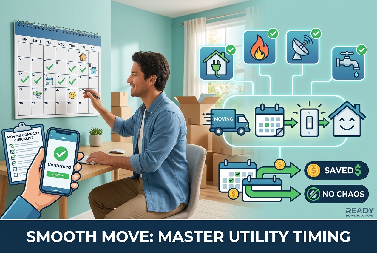 Schedule Utilities Before Moving to Avoid Chaos and Extra Costs