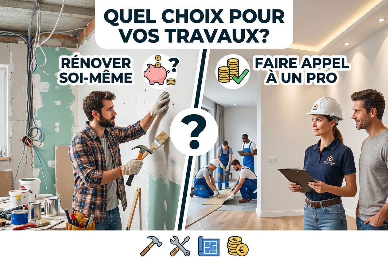 Rénover soi-même ou faire appel à un professionnel ?
