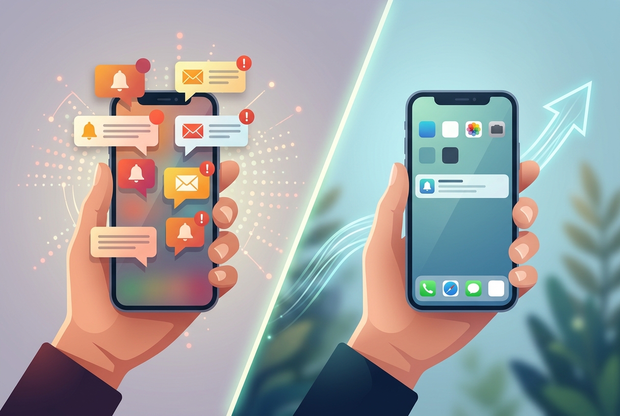 Reprenez votre attention à votre téléphone