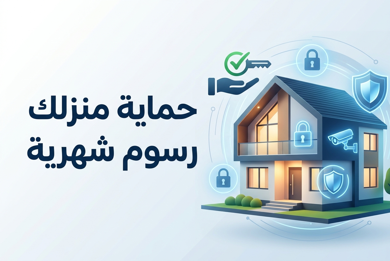 يمكنك تأمين منزلك دون دفع رسوم شهرية