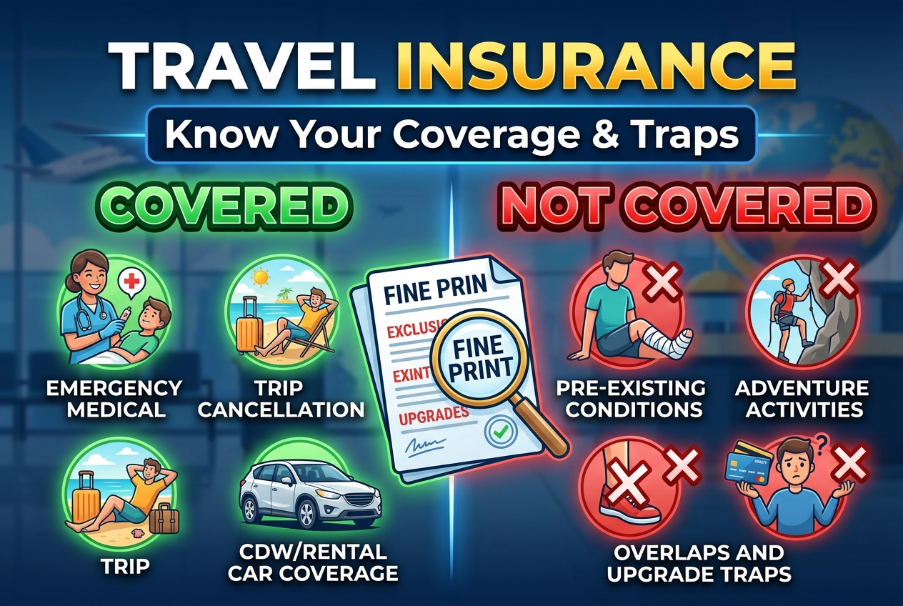 What Your Travel Insurance Actually Covers, and What It Won't