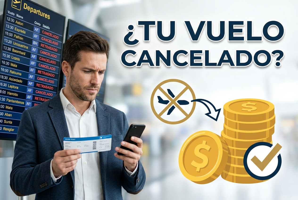 Tu vuelo cancelado podría deberte dinero