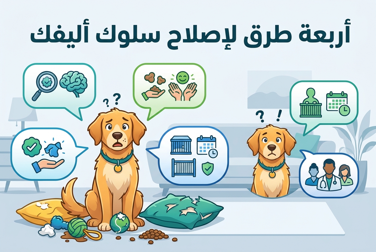 عندما يسيء الحيوانات الأليفة التصرف: أربع طرق متعارضة من الخبراء لإصلاحها