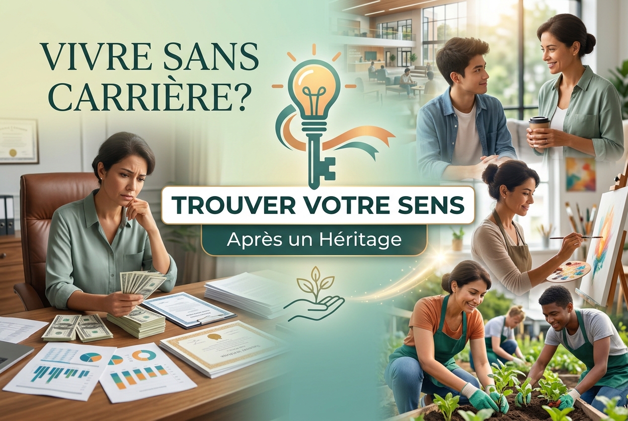 Vous pouvez trouver un but et de la joie après un héritage sans carrière