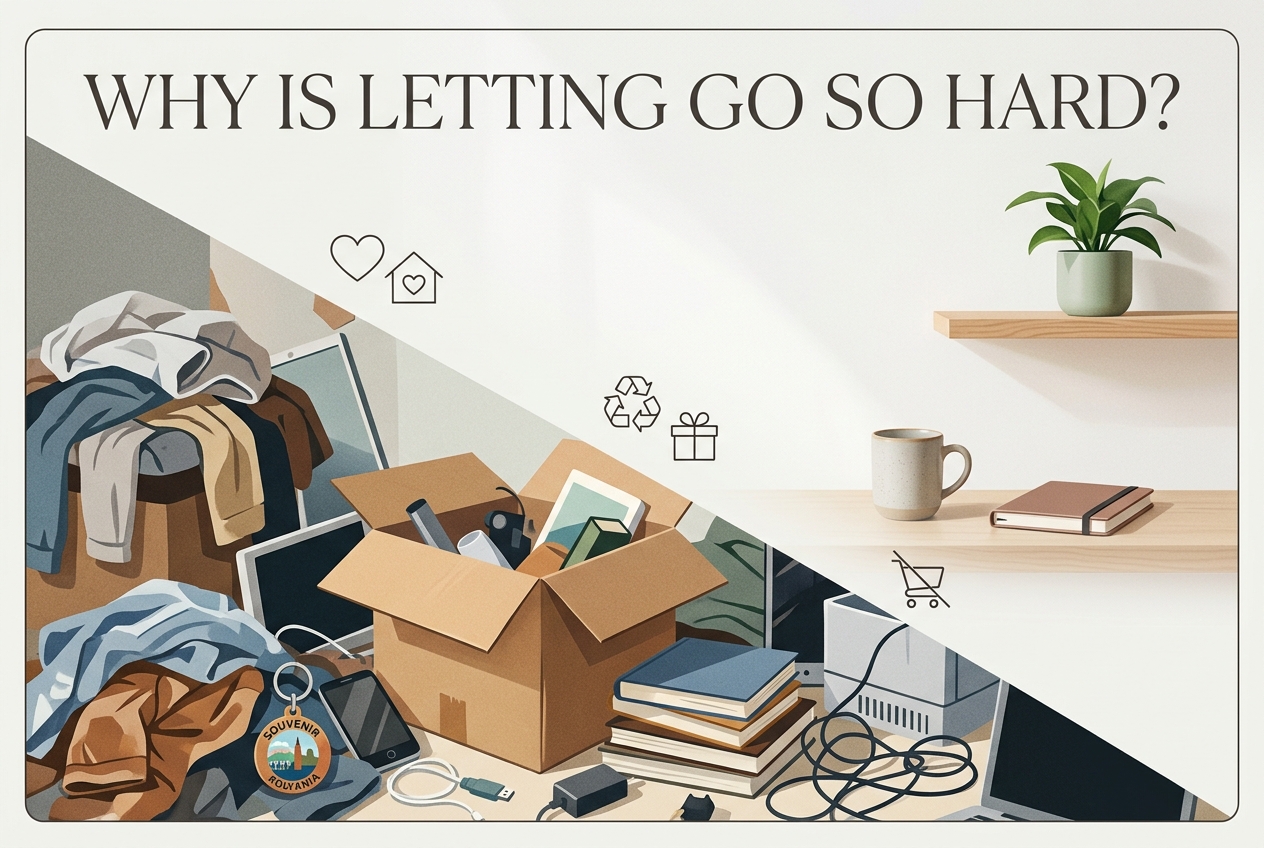 Why Letting Go of Your Stuff Is So Hard