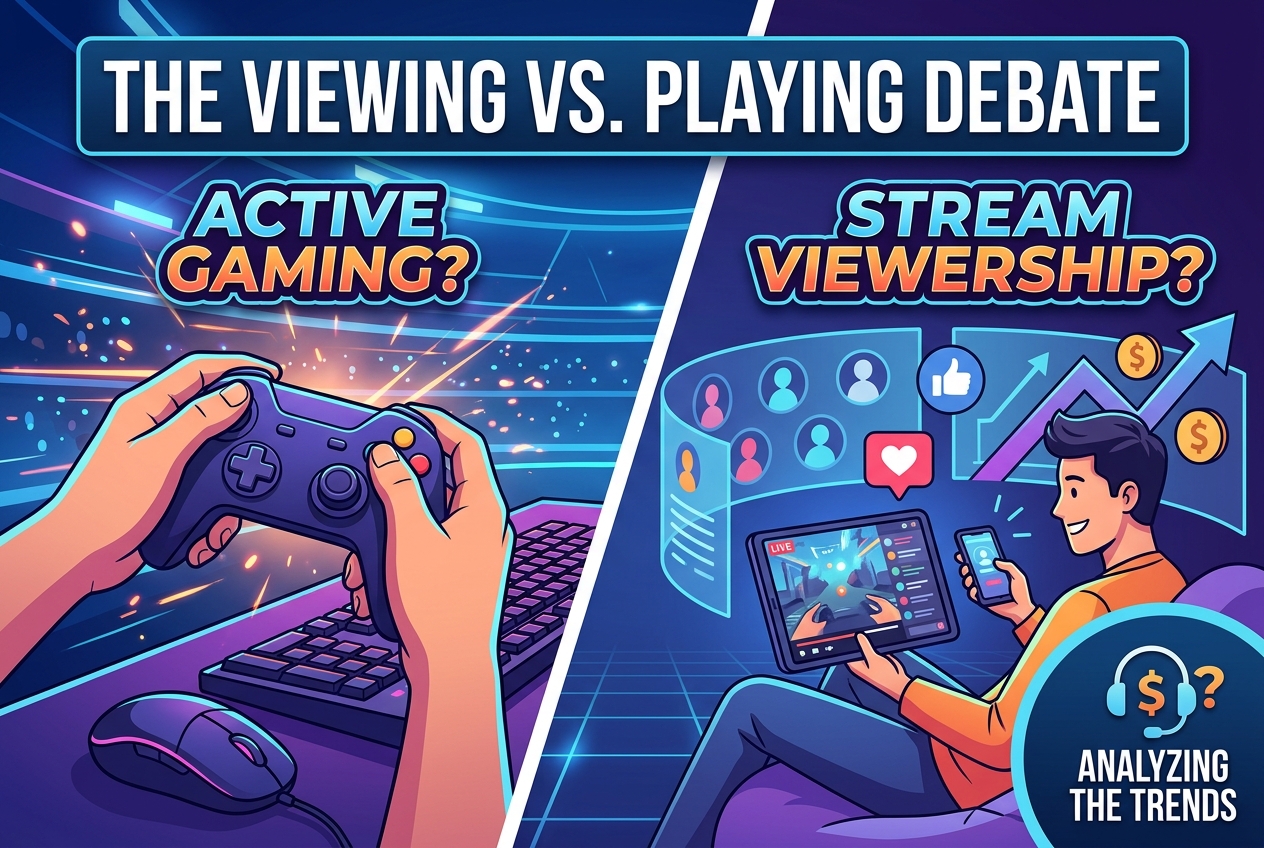 Is Watching Someone Else Play Still Gaming?