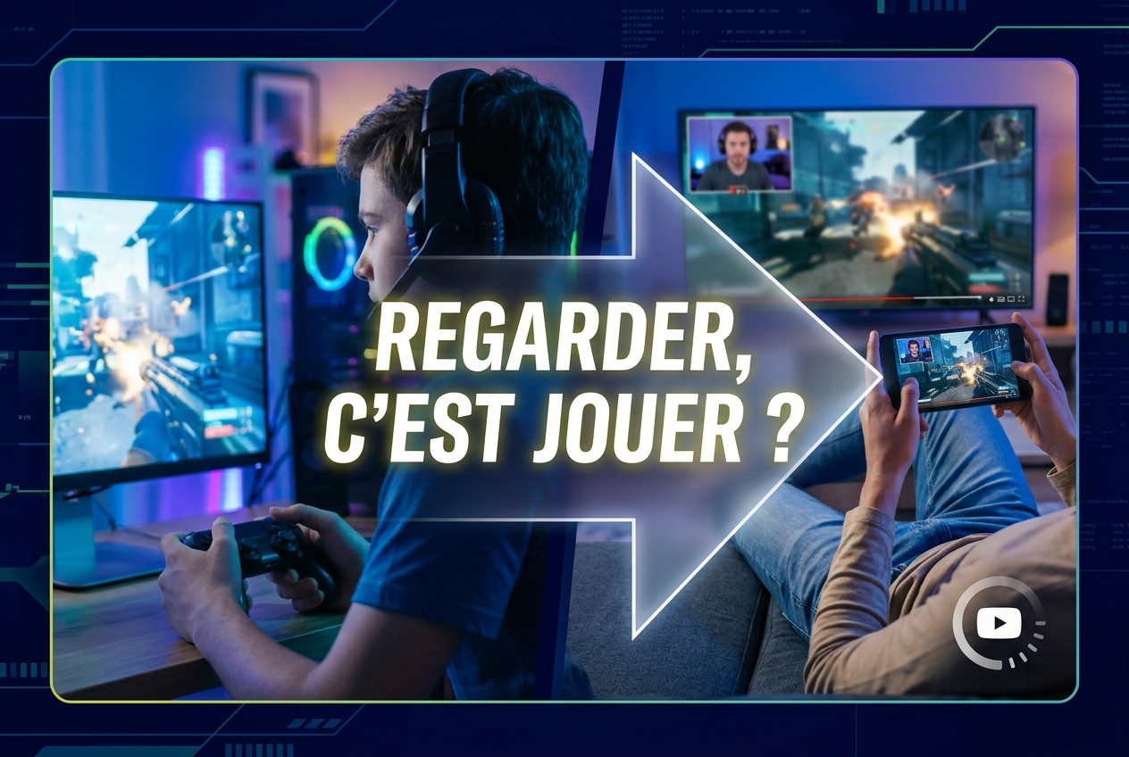Regarder quelqu'un d'autre jouer est-ce encore du jeu vidéo ?