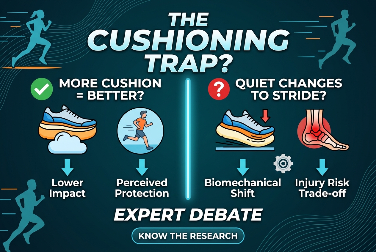 More Cushioning in Running Shoes May Not Save Your Knees