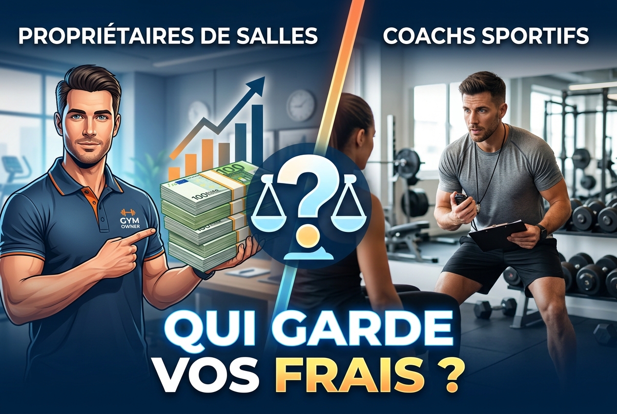 Qui garde vraiment vos frais d'entraînement : les propriétaires de salles de sport ou les coachs ?