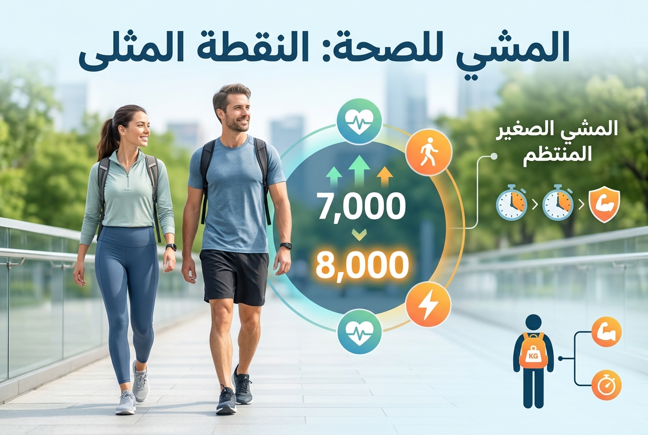 كم المشي الذي تحتاجه فعليًا للحفاظ على صحتك