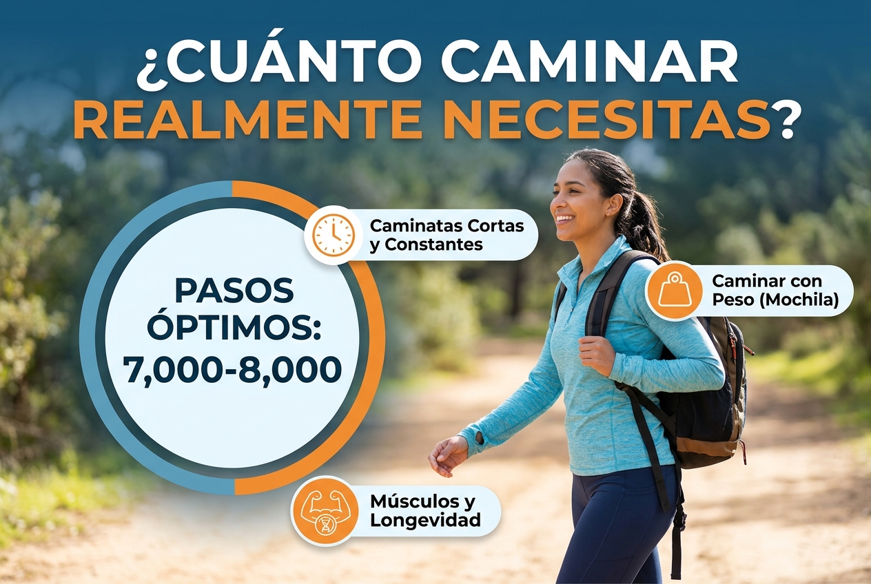 Cuánto caminar realmente necesitas para mantenerte saludable