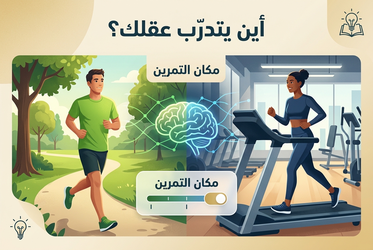 هل يغير مكان ممارستك للرياضة تأثيرها على عقلك؟