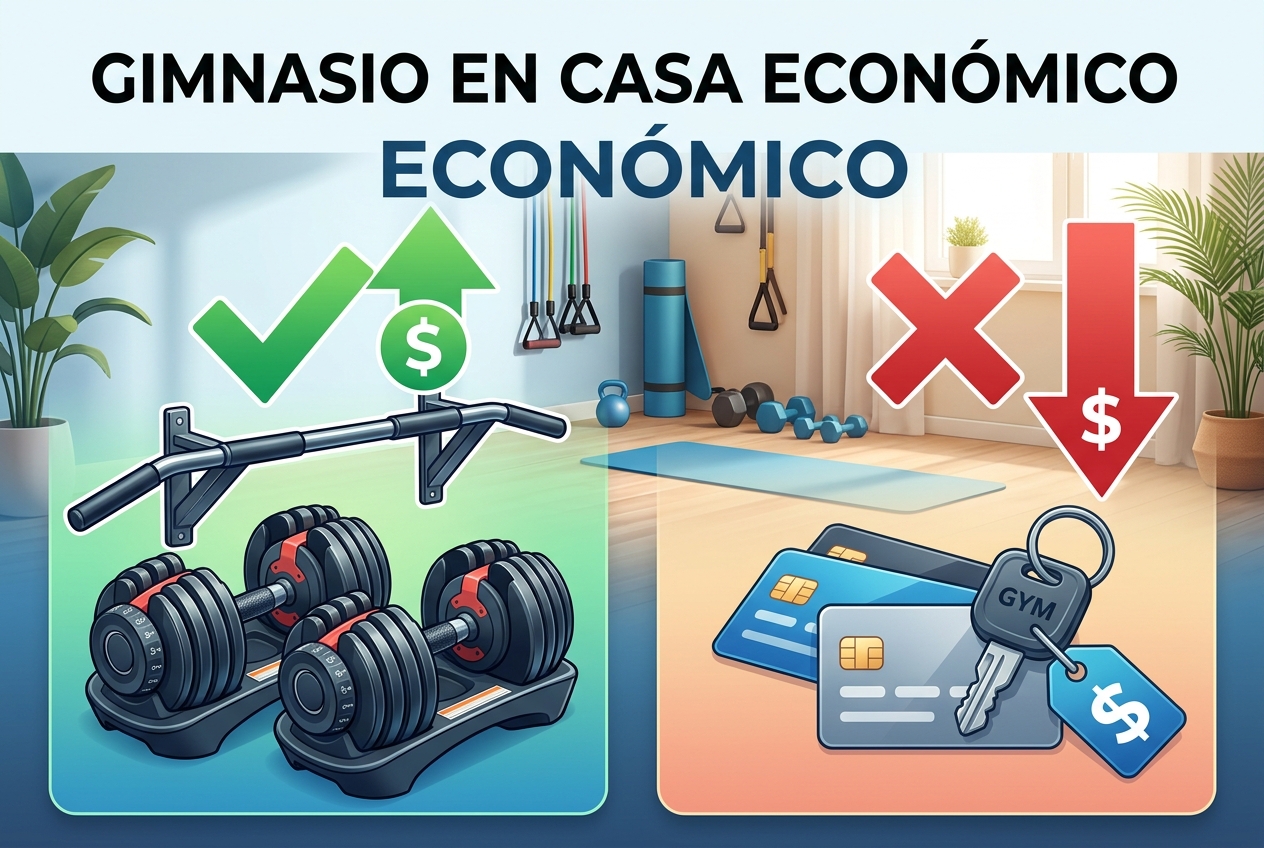 Un gimnasio en casa real cuesta menos que tu membresía