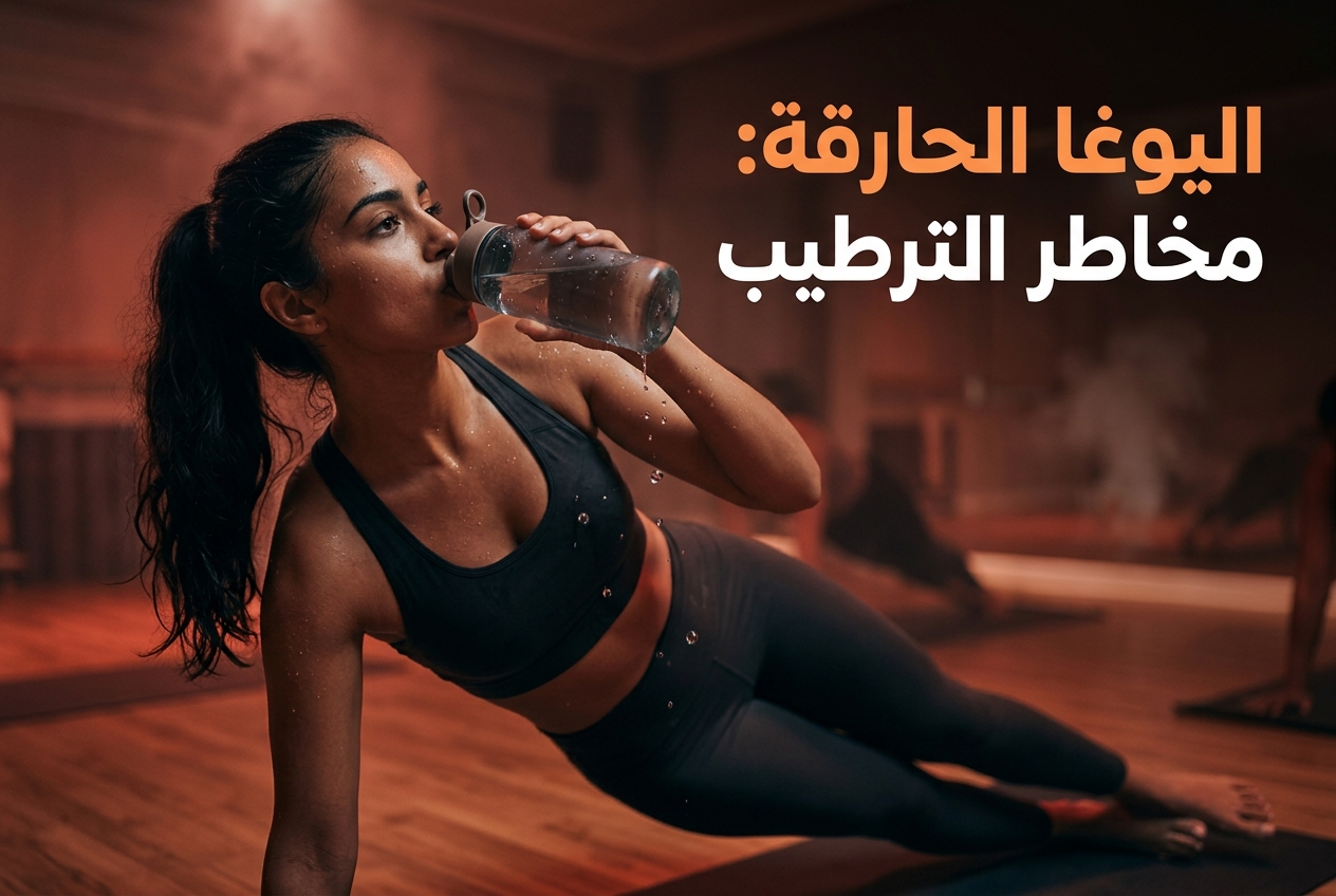 اليوغا الحارقة تُعاقب سوء الترطيب أسرع مما تتوقع