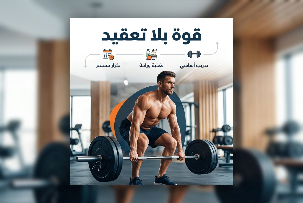 كيف تزداد قوة دون تعقيد الأمور
