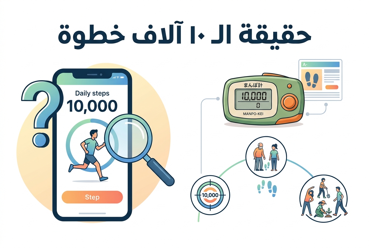 قاعدة 10,000 خطوة بدأت كشعار تسويقي