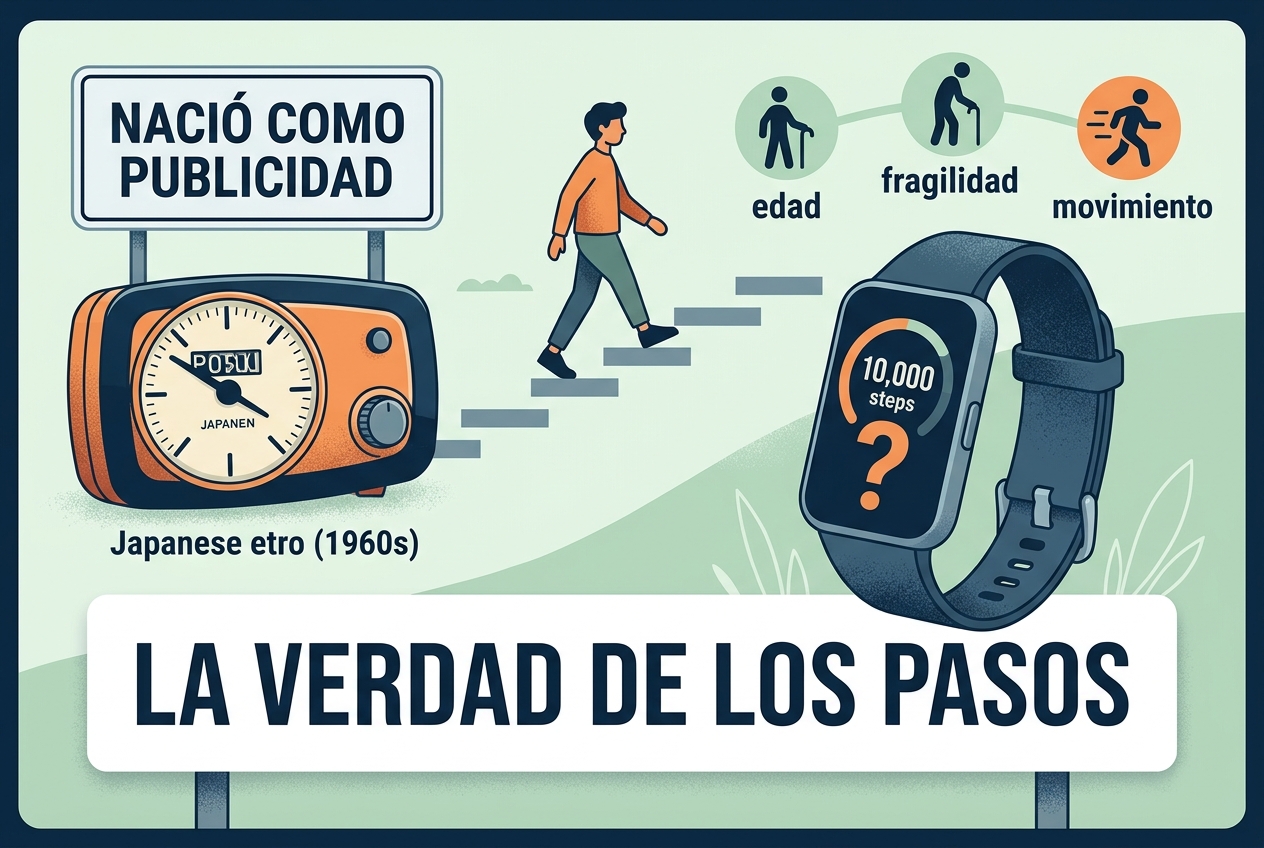 La regla de los 10,000 pasos comenzó como un eslogan de marketing