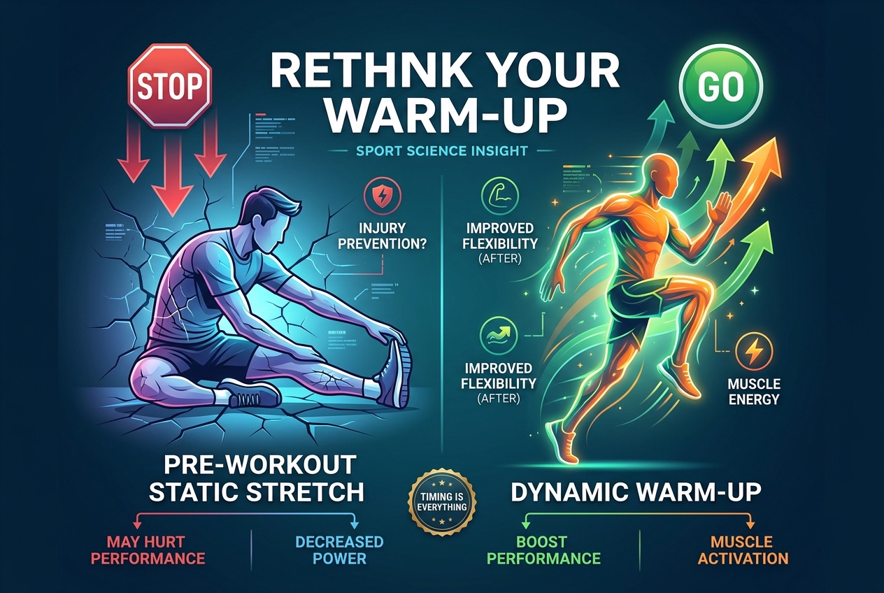 Stretching Before Exercise May Be Hurting Your Performance