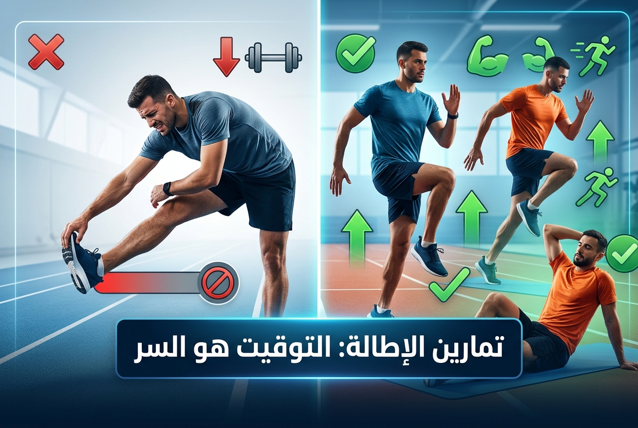 تمارين الإطالة قبل التمرين قد تضر بأدائك