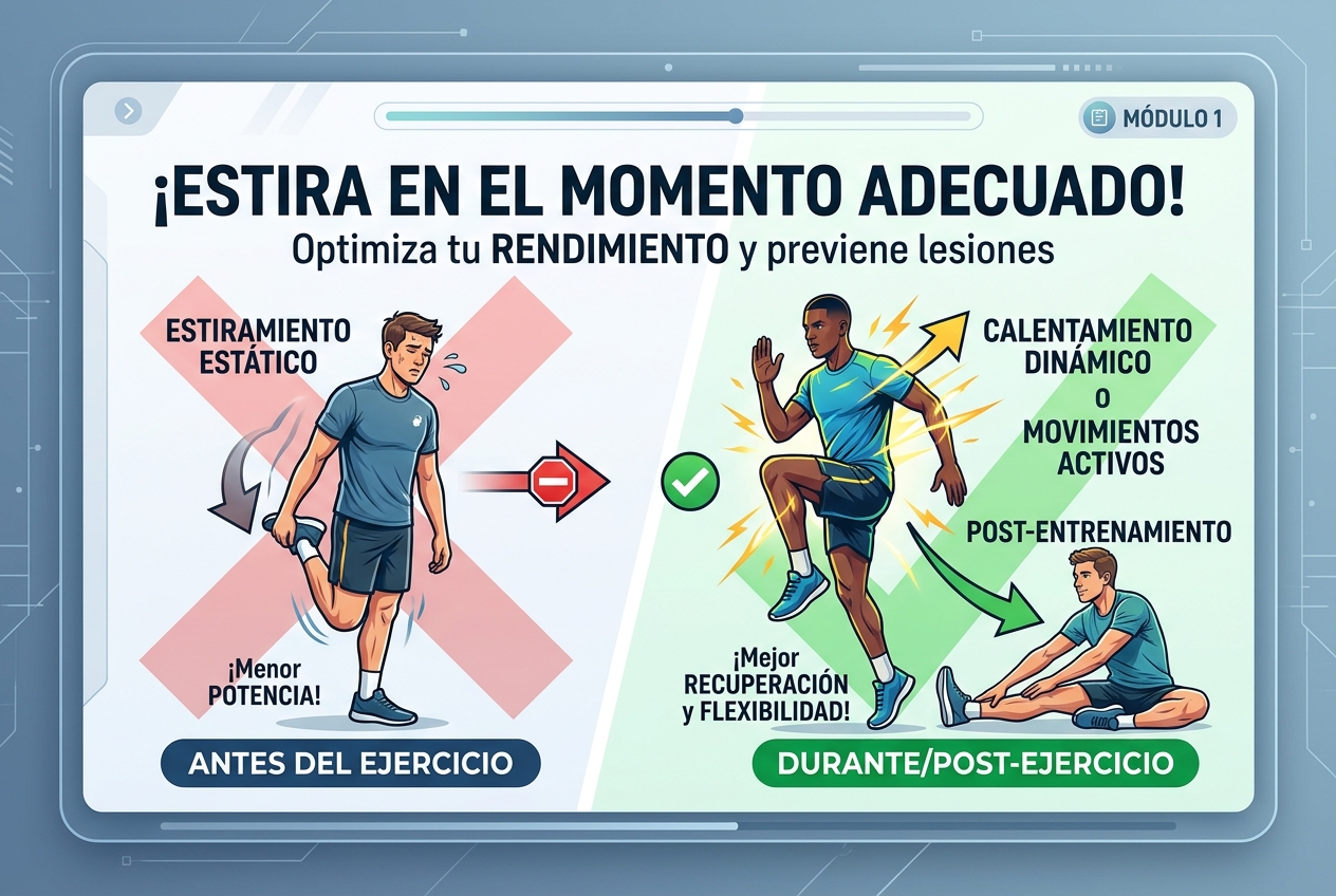 Estirar Antes del Ejercicio Puede Estar Perjudicando Tu Rendimiento