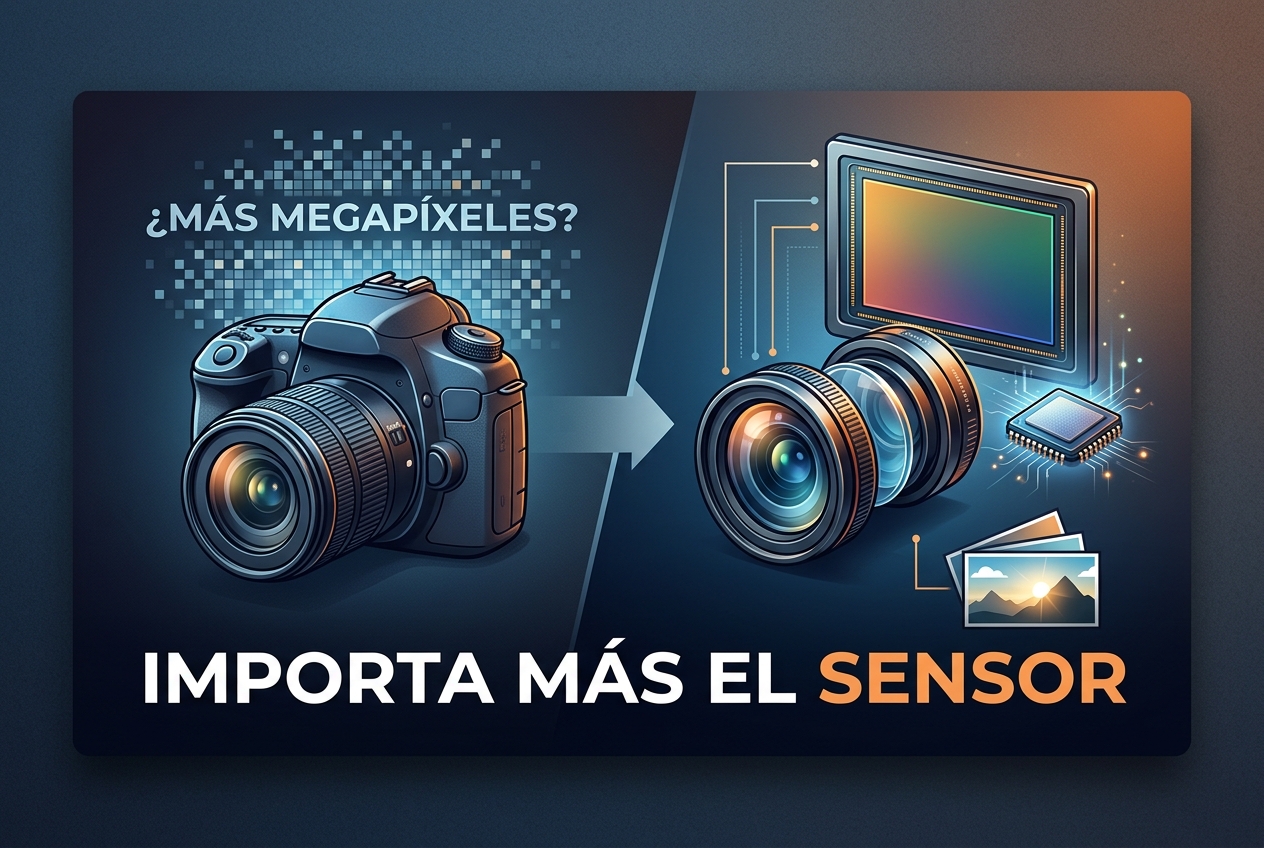 Más megapíxeles no hacen que tus fotos sean mejores