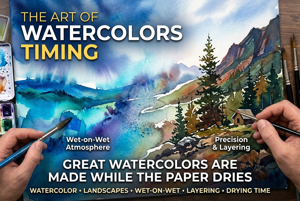 Great Watercolors Are Made While the Paper Dries