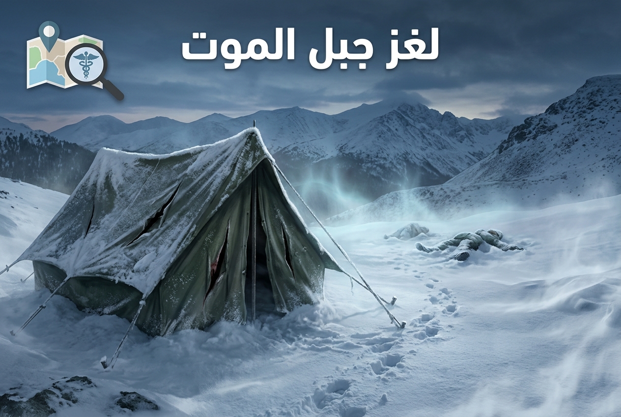 موت في الثلج، سحق من الداخل، خيمة مقطوعة من الداخل