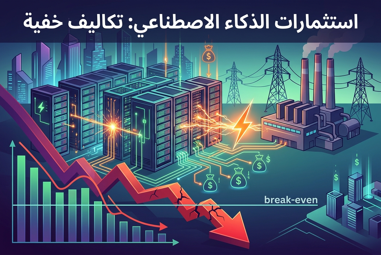 معظم استثمارات الذكاء الاصطناعي تهدر الطاقة والمال دون تحقيق أرباح حقيقية