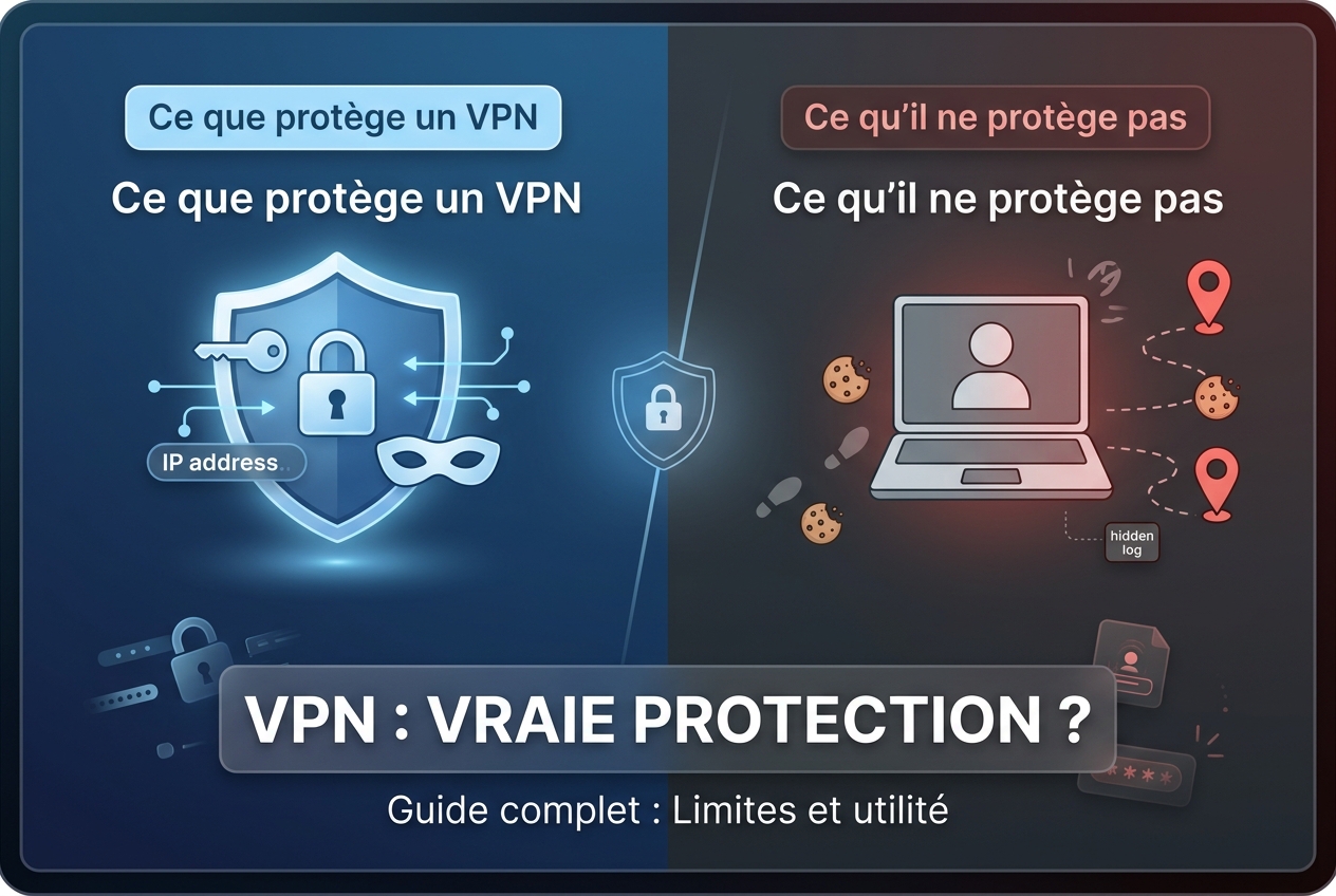 Ce qu’un VPN protège réellement, et ce qu’il ne protège pas
