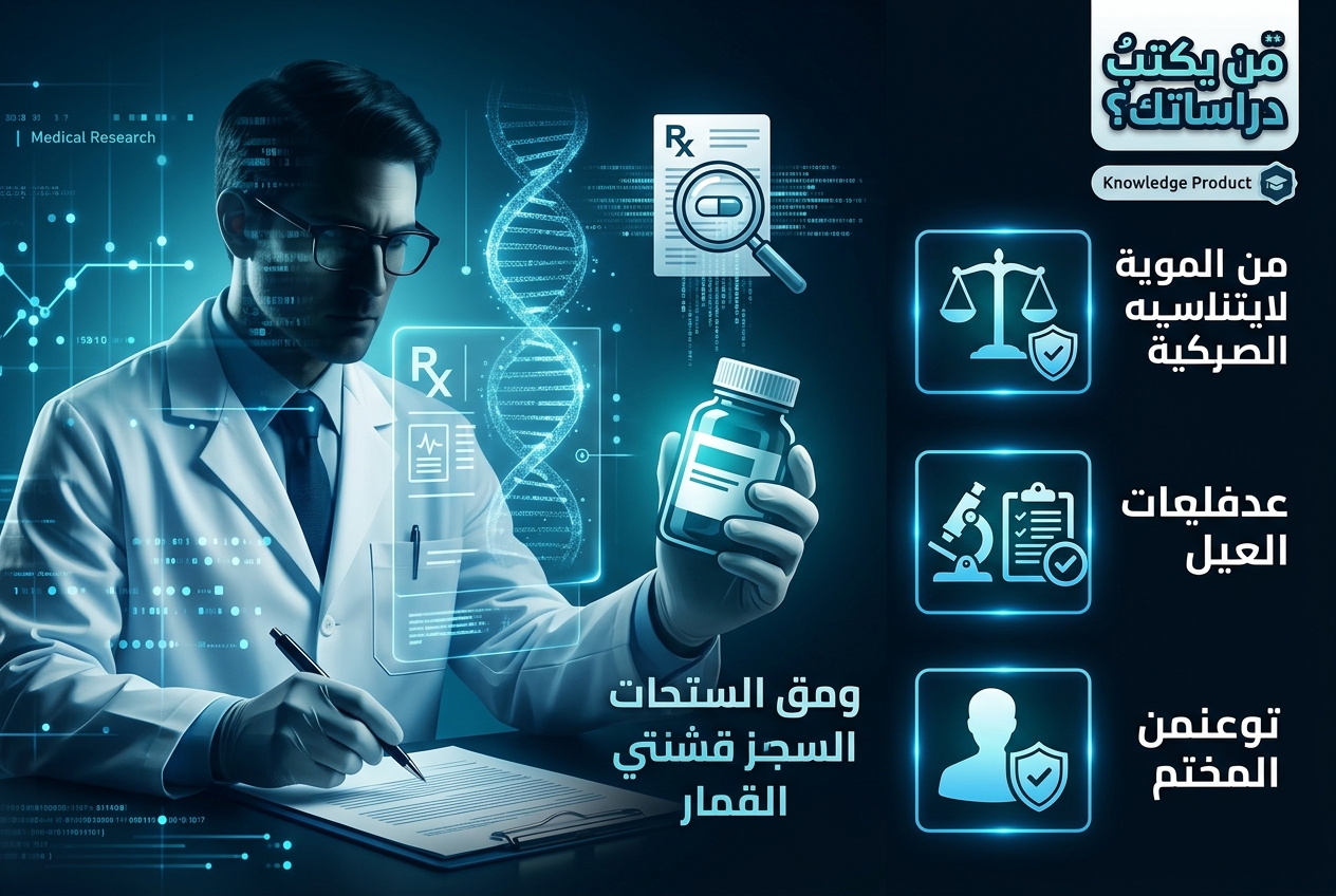 من هو فعلاً من كتب الدراسة وراء وصفتك الطبية؟