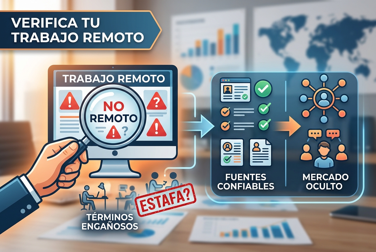 Esa oferta de trabajo remoto puede no ser remota en absoluto