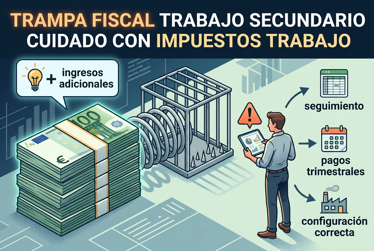La trampa fiscal que espera dentro de tu trabajo secundario
