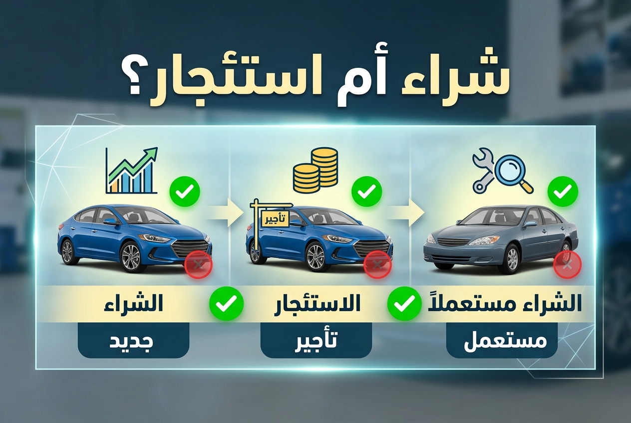 هل يجب أن تشتري، تستأجر، أم تشتري مستعملاً؟