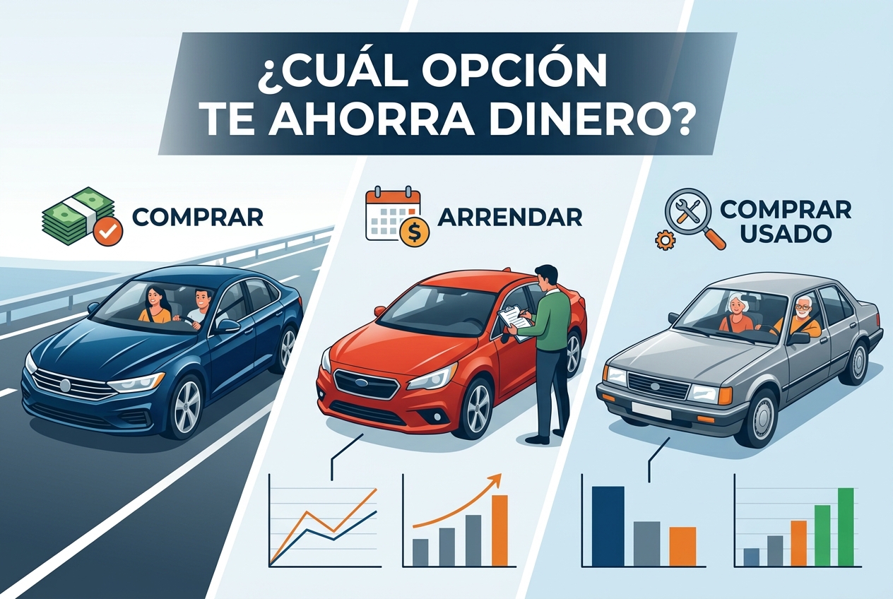 ¿Deberías Comprar, Arrendar o Comprar Usado?