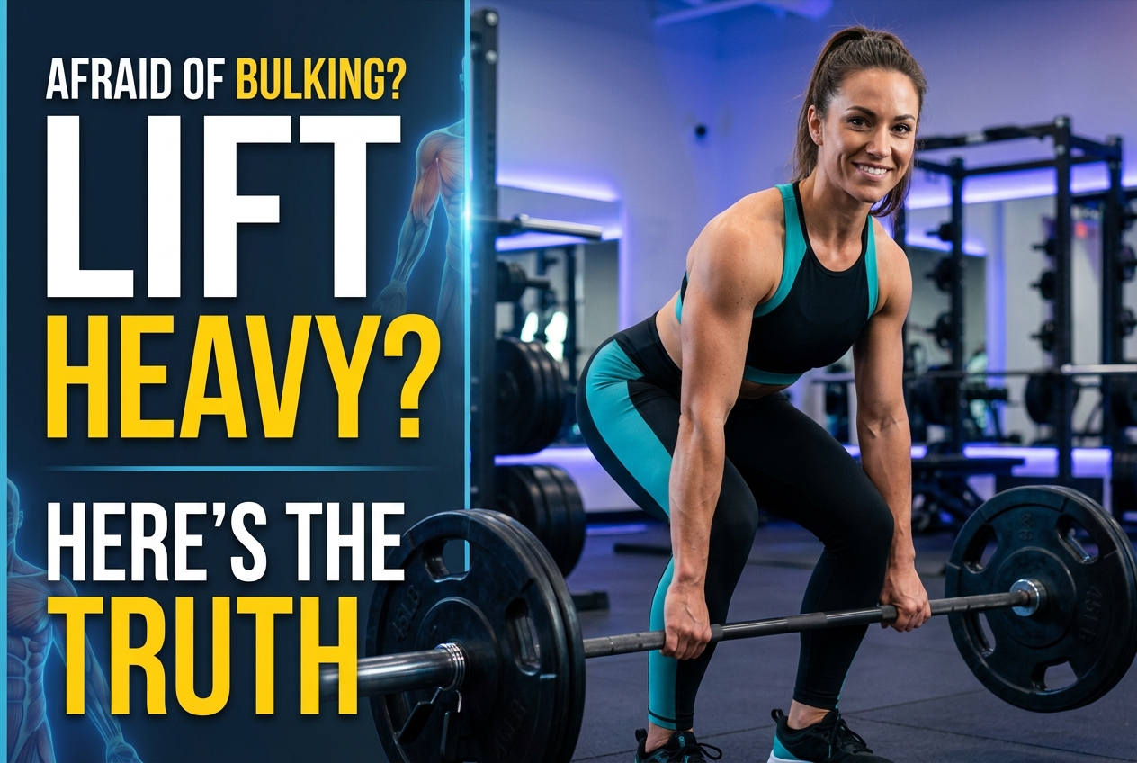 Why Lifting Heavy Won't Make Women Bulky