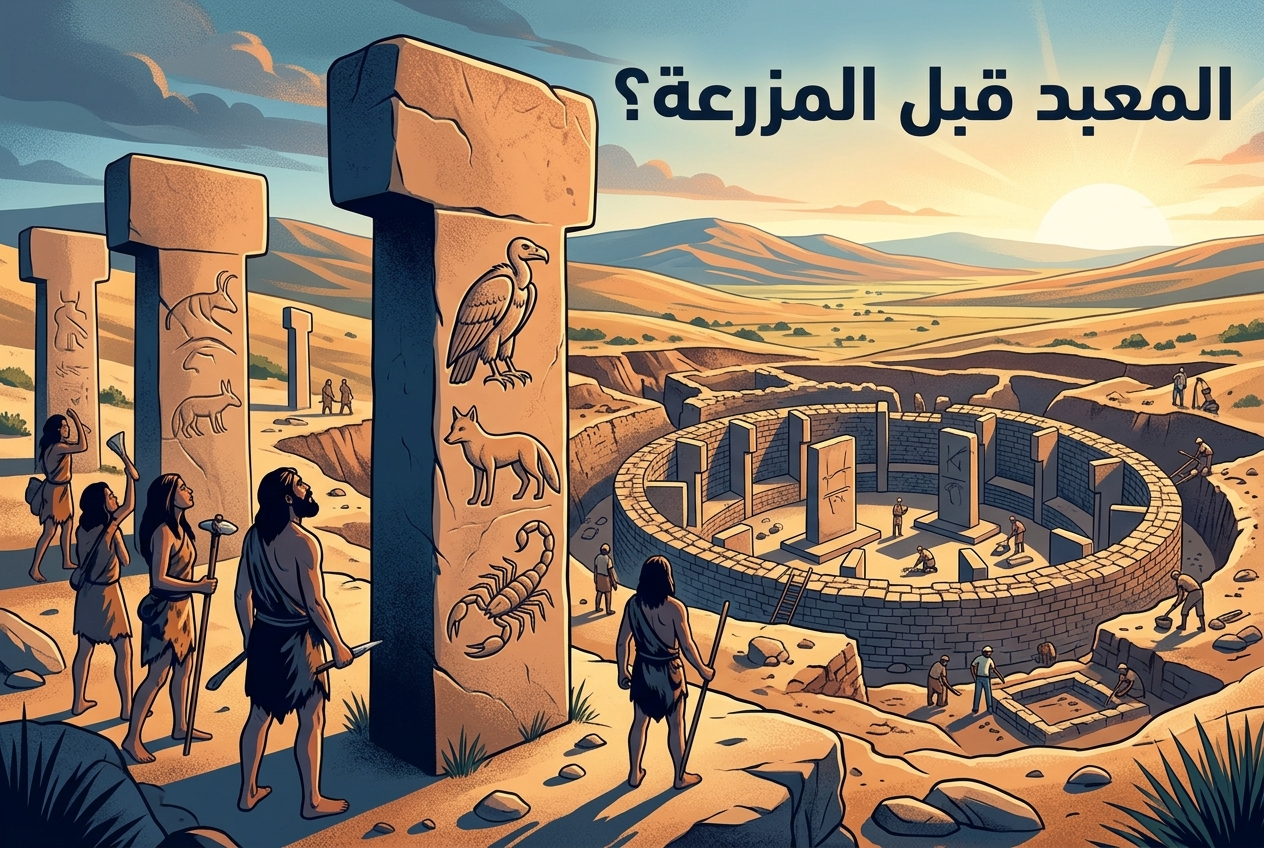 رحّالة العصر الحجري بنوا معبداً قبل أن يبنوا المزارع