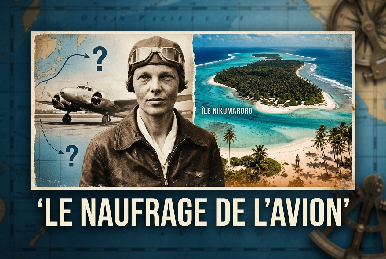 Amelia Earhart aurait probablement survécu en naufragée sur l'île Nikumaroro