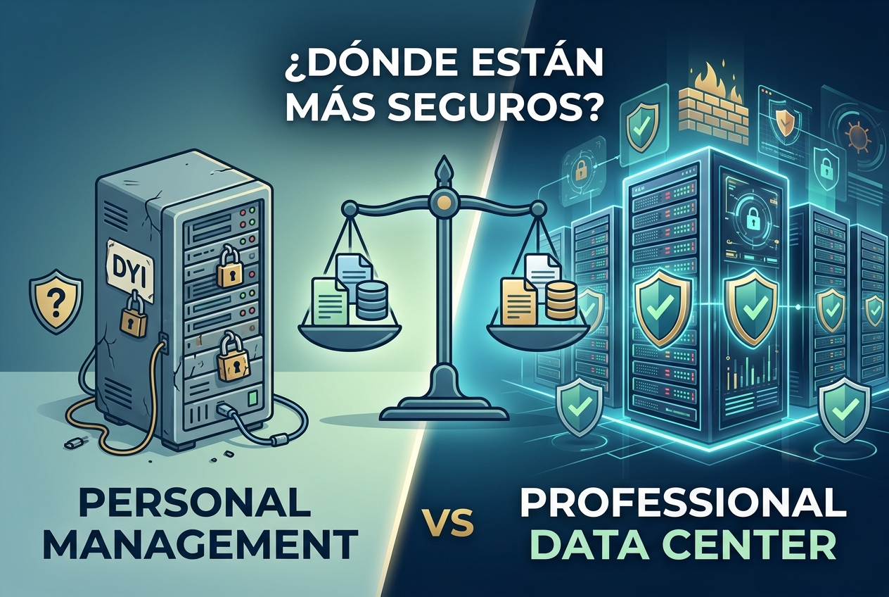 Los servidores de otra persona podrían proteger mejor tus datos que tú mismo