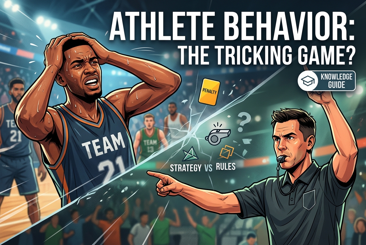 Athletes Act Strange Because Rules Push Them to Trick Referees