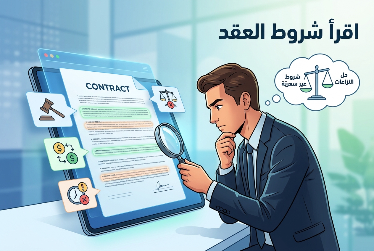 اقرأ شروط العقد هذه قبل توقيع أي شيء