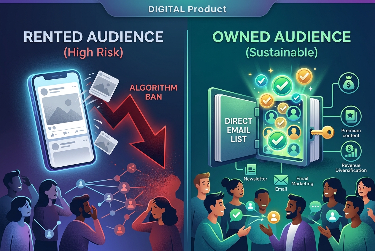 Creators Who Rent Their Audience Can Lose It Overnight